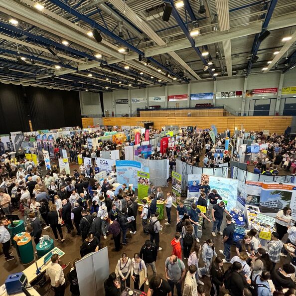 Ausbildungsbörse von oben